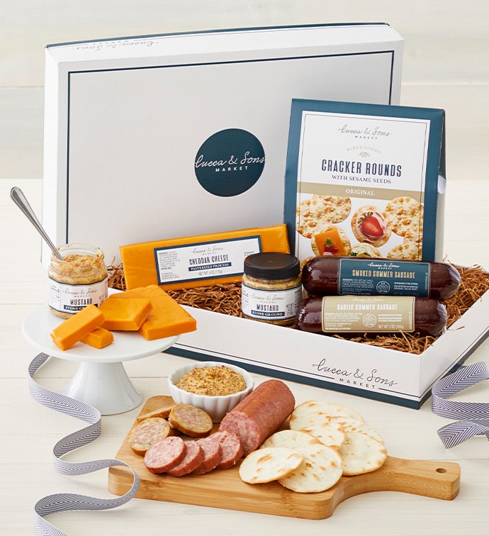 Lucca & Sons™ Sausage & Cheese Gift Box